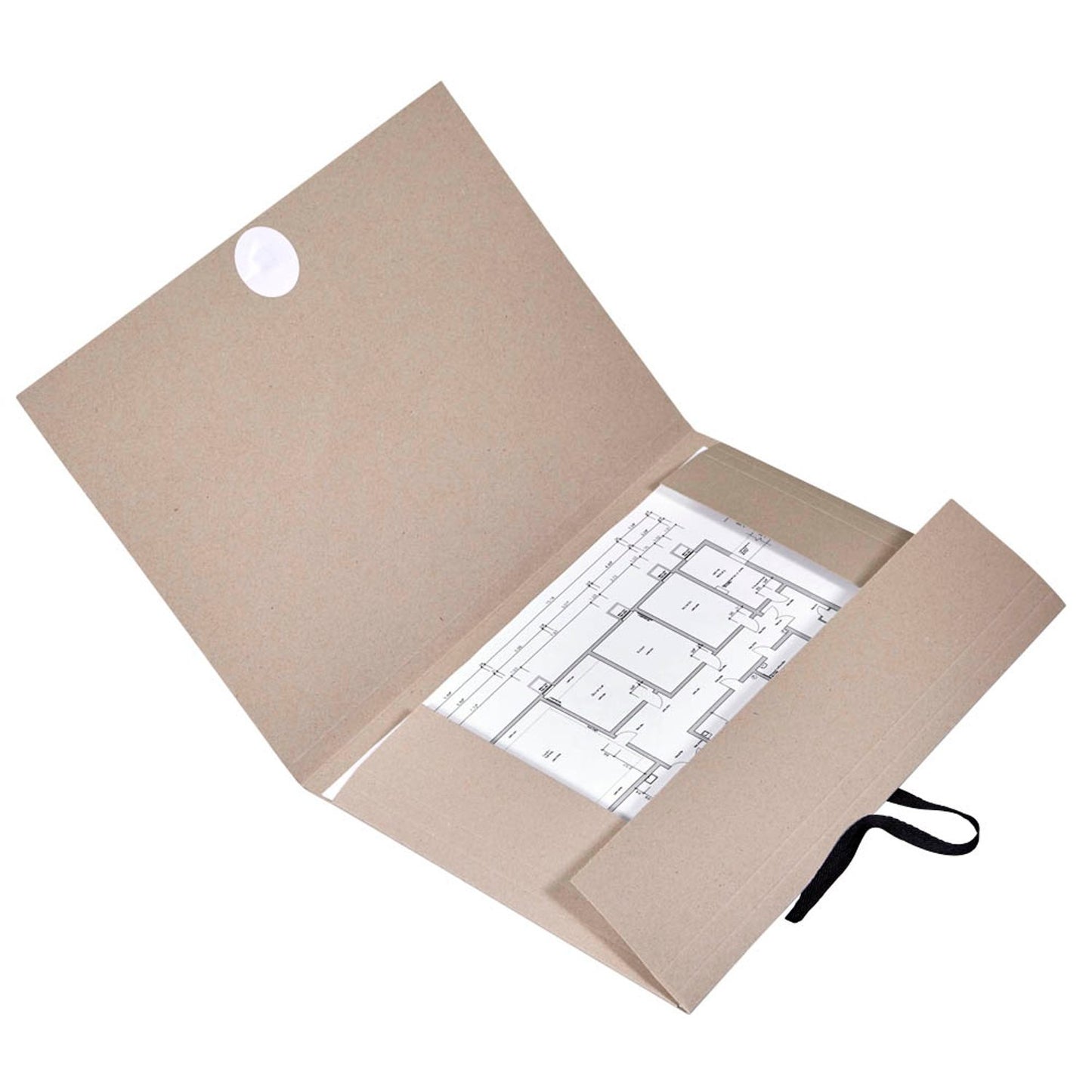 folia Zeichenmappe DIN A3 grau | 6905