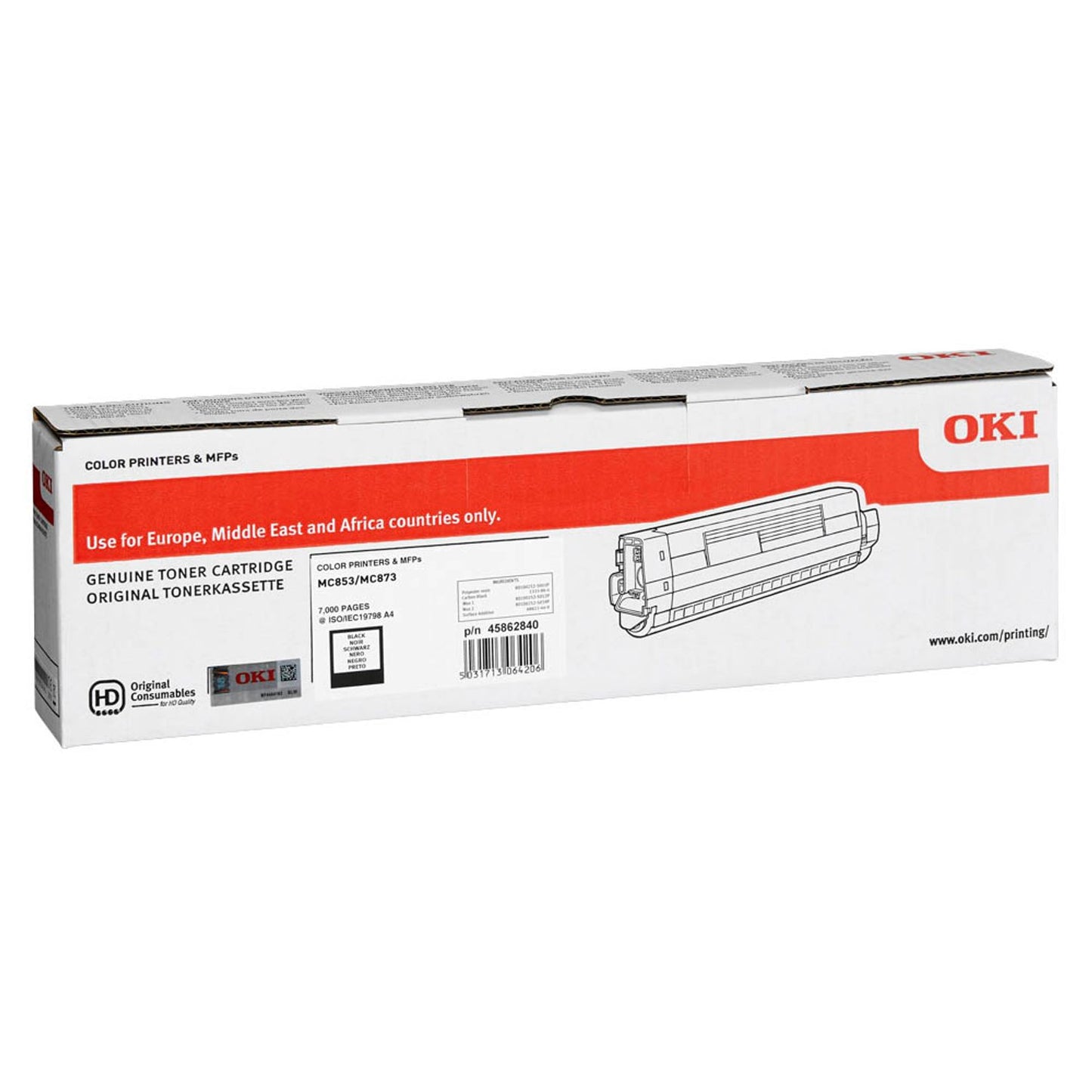 OKI schwarz Toner | 45862840