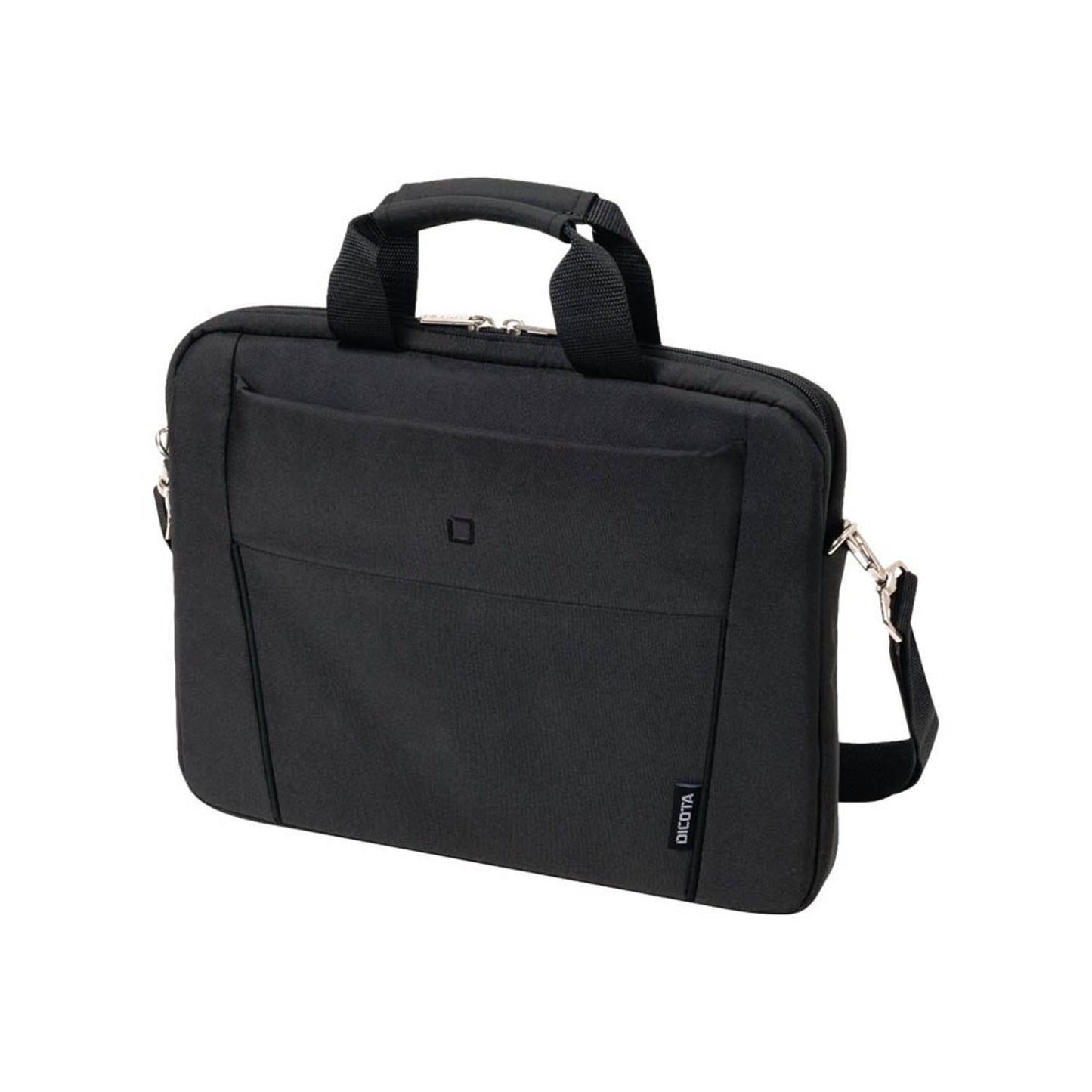 DICOTA Laptoptasche Slim Case BASE Recycling-PET schwarz bis 35,8 cm (14,1 Zoll) | D31304