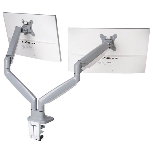 Kensington Monitor-Halterung SmartFit One-Touch grau für 2 Monitore, Tischklemme, Tischbohrung | K55471EU