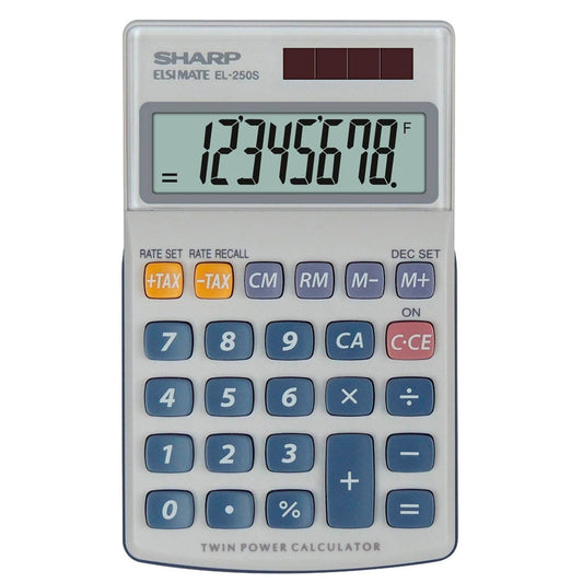 SHARP EL-250S Taschenrechner weiß | SH-EL250S