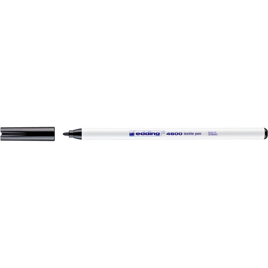 edding 4600 Textilmarker schwarz 1,0 mm | 4-4600001