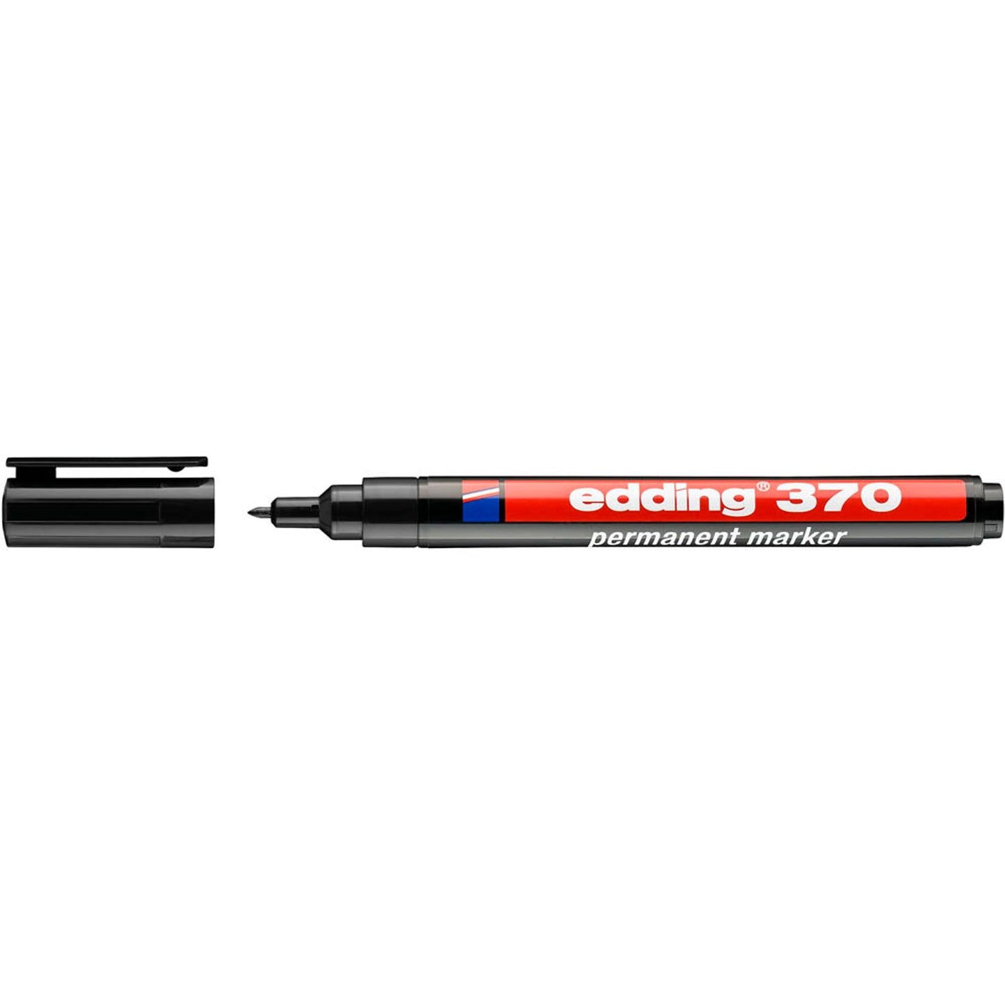 edding 370 Permanentmarker schwarz 1,0 mm | 4-370001