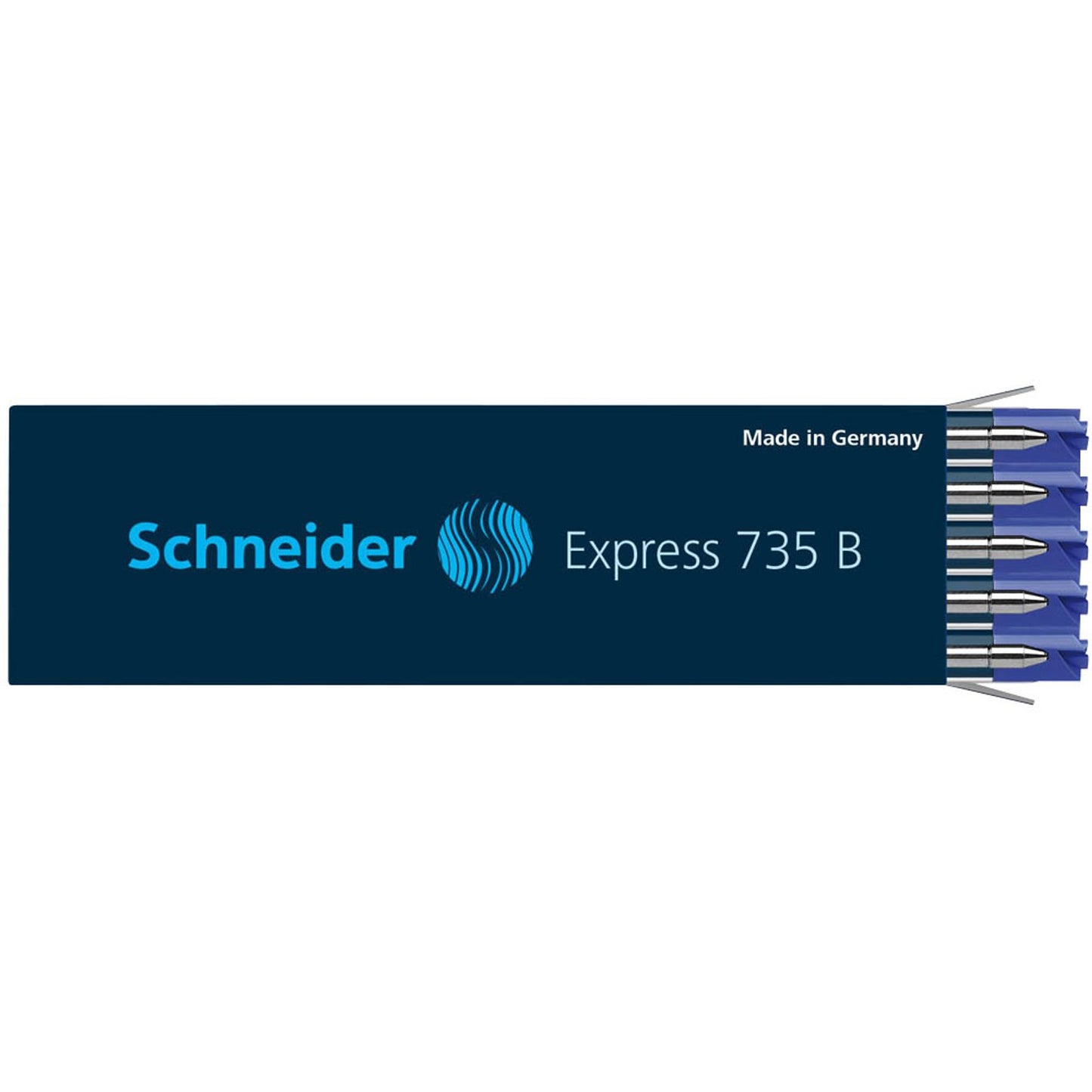 Schneider Express 735 B Kugelschreibermine B blau | 7373 | 1 Pack = 10 St.