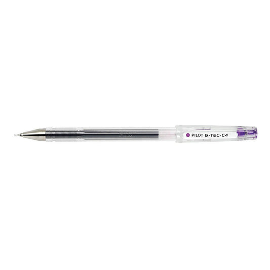 PILOT G-Tec C4 Gelschreiber transparent 0,25 mm, Schreibfarbe: lila | V