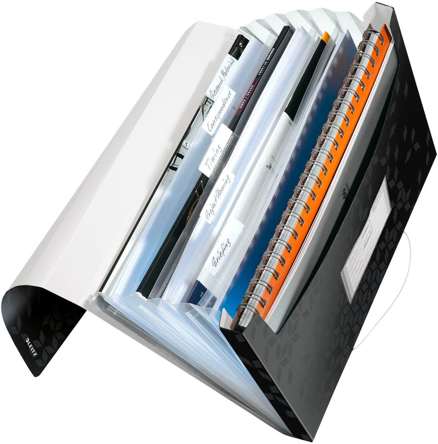 LEITZ Fächermappe WOW 4589 6 Fächer