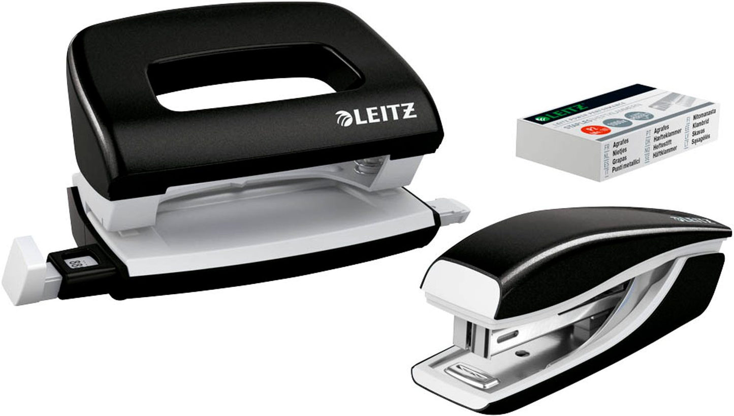 LEITZ Locher und Heftgeräte Set NeXXt WOW