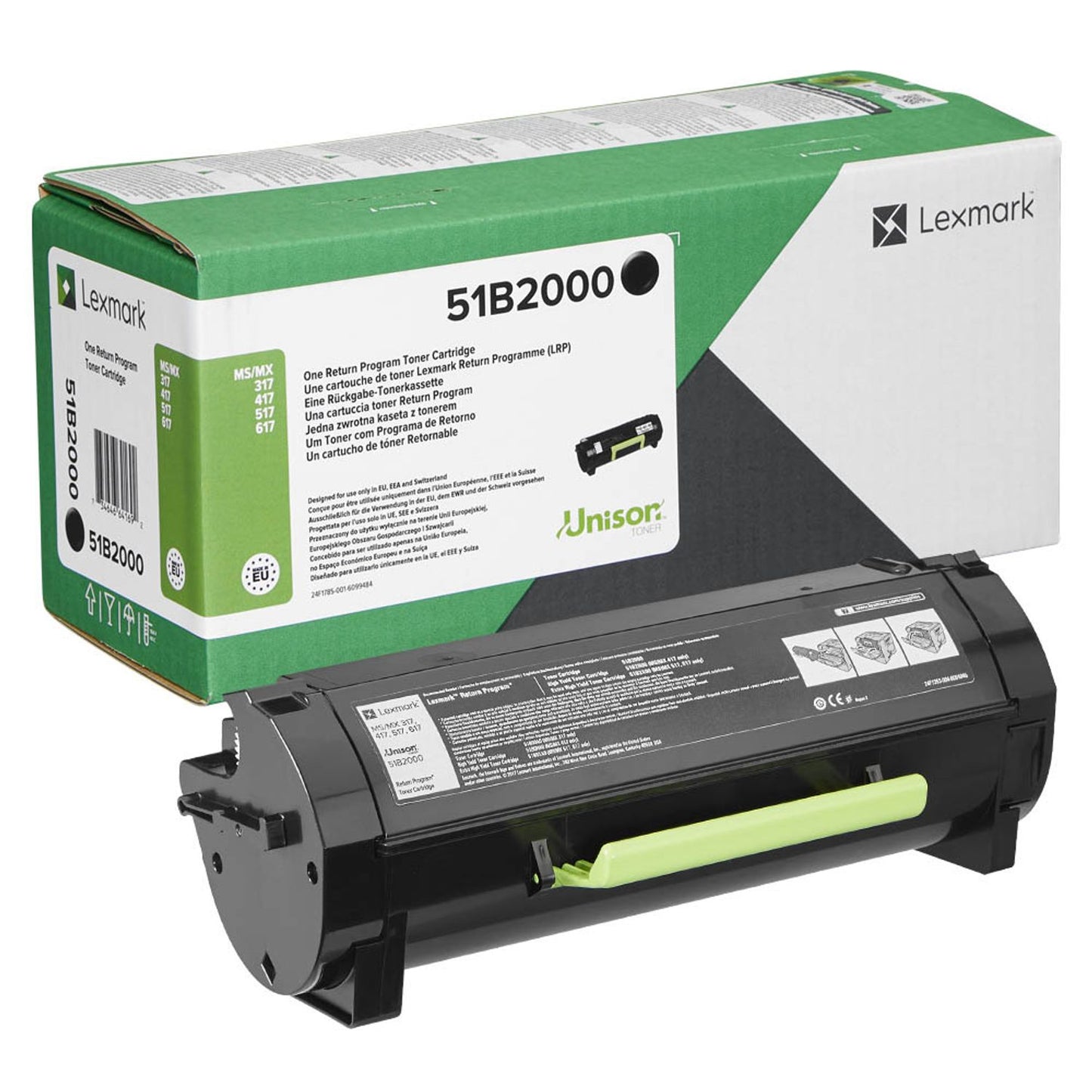 Lexmark schwarz Toner | 51B2000