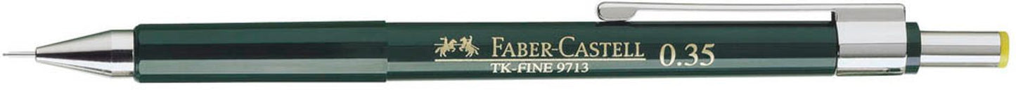 FABER-CASTELL TK® FINE Druckbleistift grün HB, 1 St.
