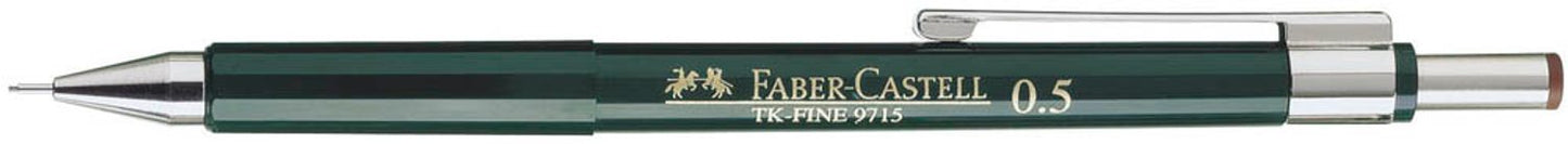 FABER-CASTELL TK® FINE Druckbleistift grün HB, 1 St.