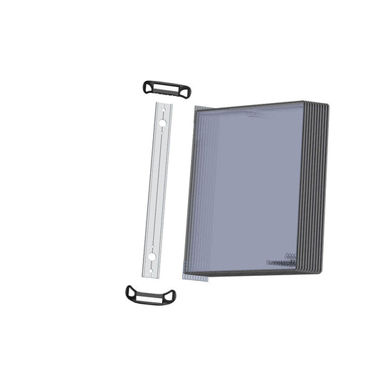 tarifold Wand-Sichttafelsystem PRO DIN A4 schwarz mit . Sichttafeln | 920303