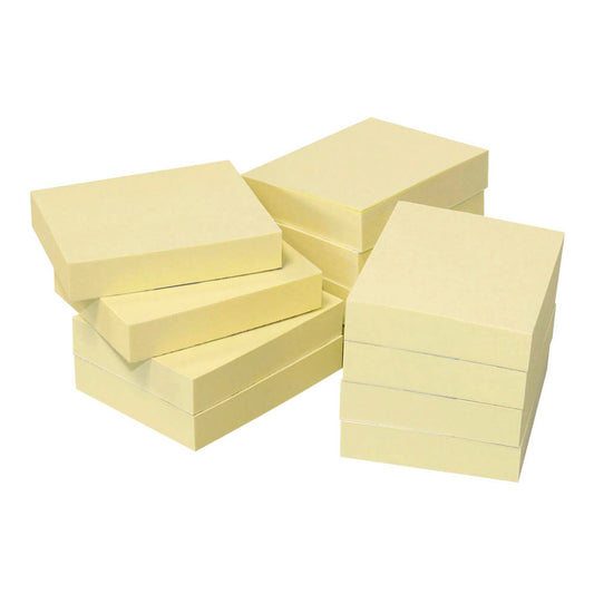 inFO Recycling Haftnotizen gelb, 12 Blöcke | 5653-11BOX | 1 Pack = 12 Blöcke
