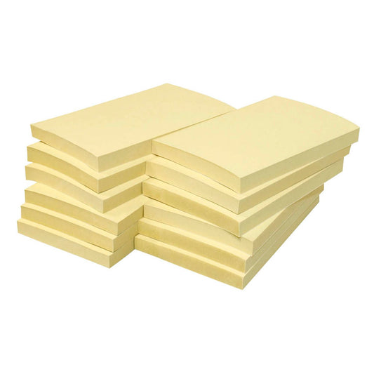 inFO Recycling Haftnotizen gelb, 12 Blöcke | 5655-11BOX | 1 Pack = 12 Blöcke