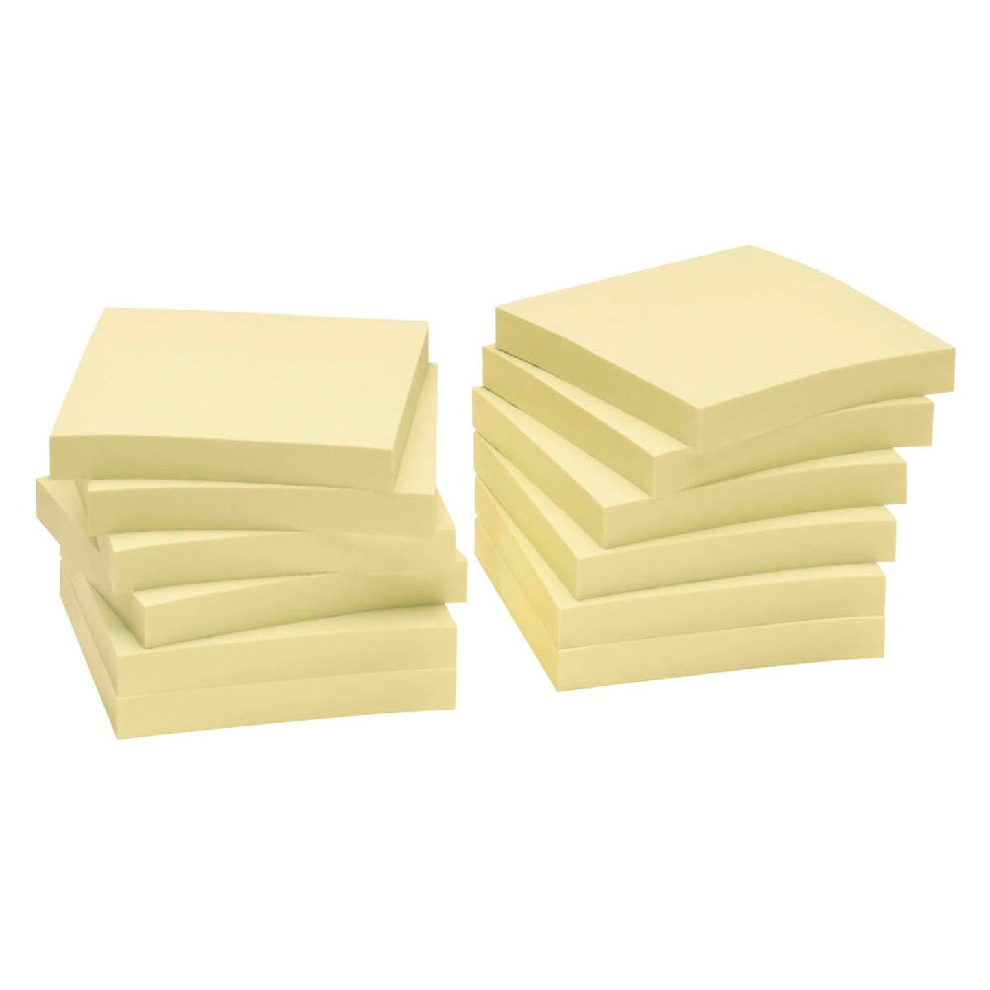 inFO Recycling Haftnotizen gelb, 12 Blöcke | 5644-11BOX | 1 Pack = 12 Blöcke