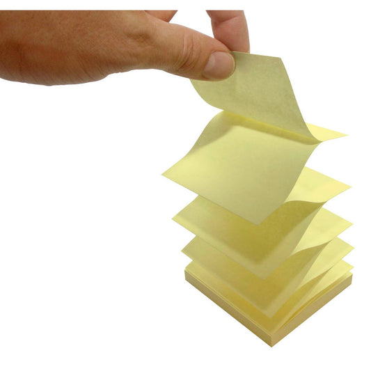 inFO Recycling Haftnotizen gelb, 12 Blöcke | 5644-11BOX | 1 Pack = 12 Blöcke