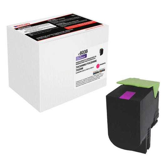 edding EDD-6038 magenta Toner kompatibel zu LEXMARK 70C2HM0 | 18-6038