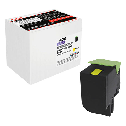 edding EDD-6039 gelb Toner kompatibel zu LEXMARK 70C2HY0 | 18-6039