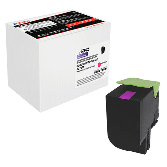 edding EDD-6042 magenta Toner kompatibel zu LEXMARK 80C2SM0 | 18-6042