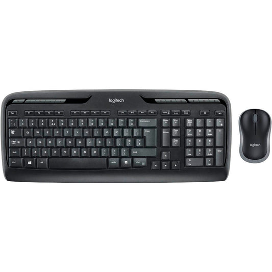 Logitech Wireless Combo MK330 Tastatur-Maus-Set kabellos schwarz, grau | 920-008533