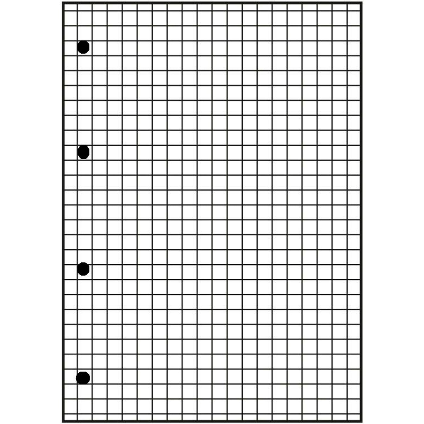 OXFORD Briefblock Schule gelocht DIN A4 kariert Lineatur 22 | 100050348