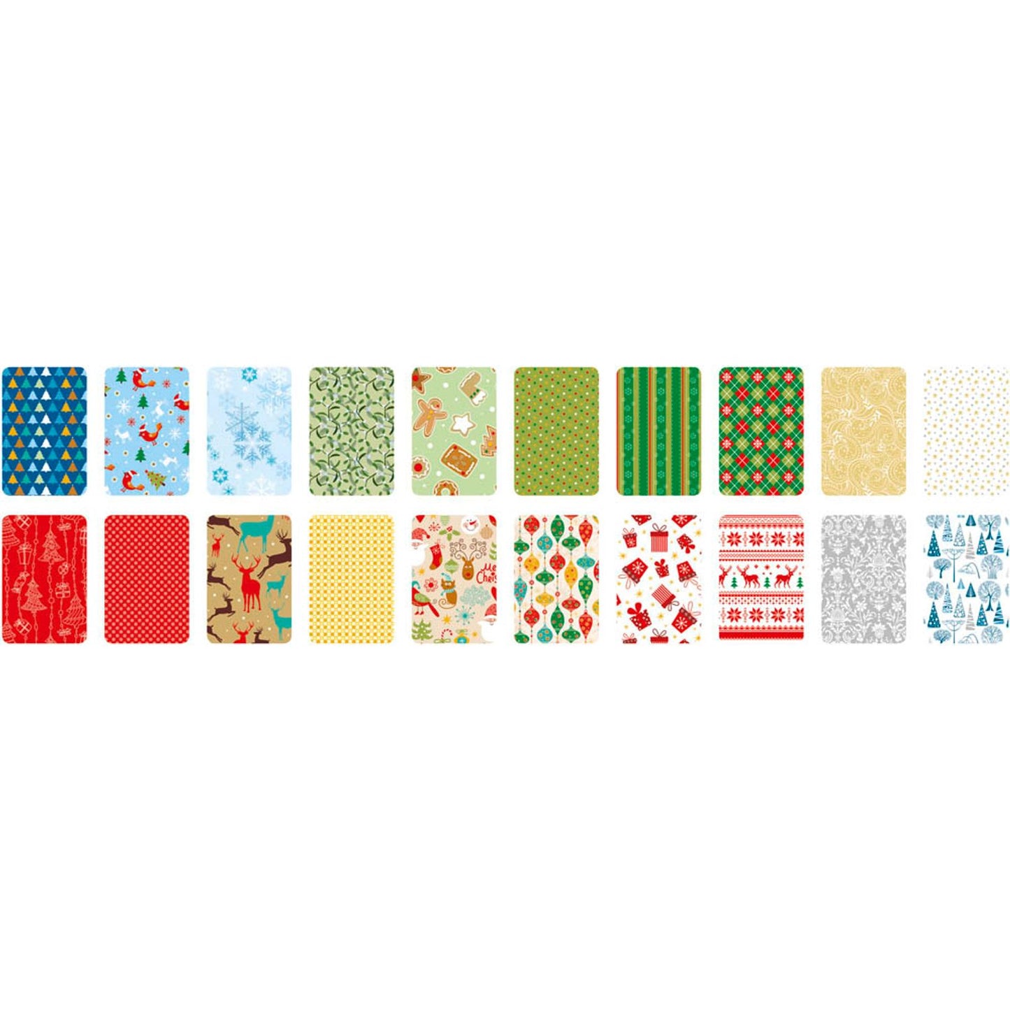 folia Motivblock Weihnachten farbsortiert 270 g/qm 1 Block | 47249