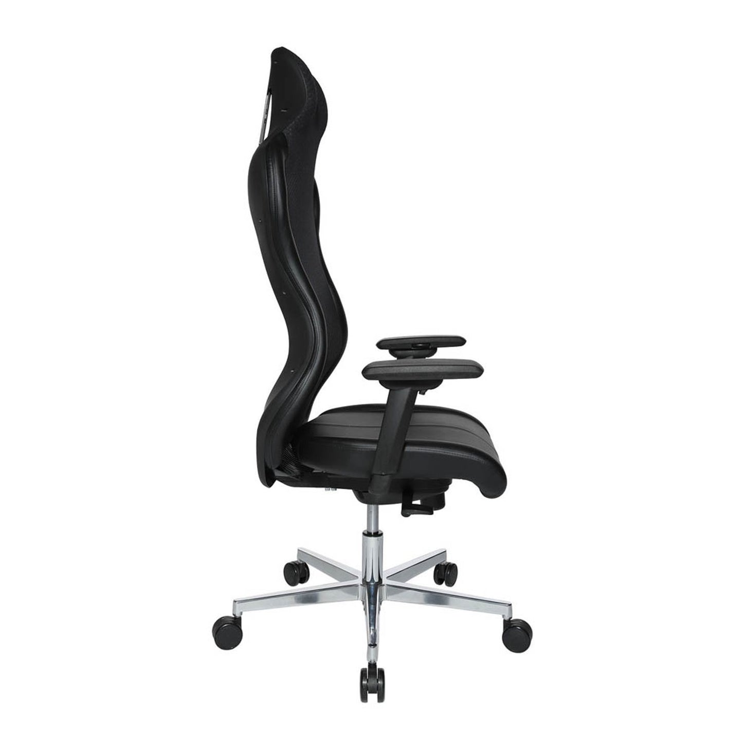 Topstar Bürostuhl Open Chief Premium, Stoff schwarz, Gestell alu | SR79WTW3S100