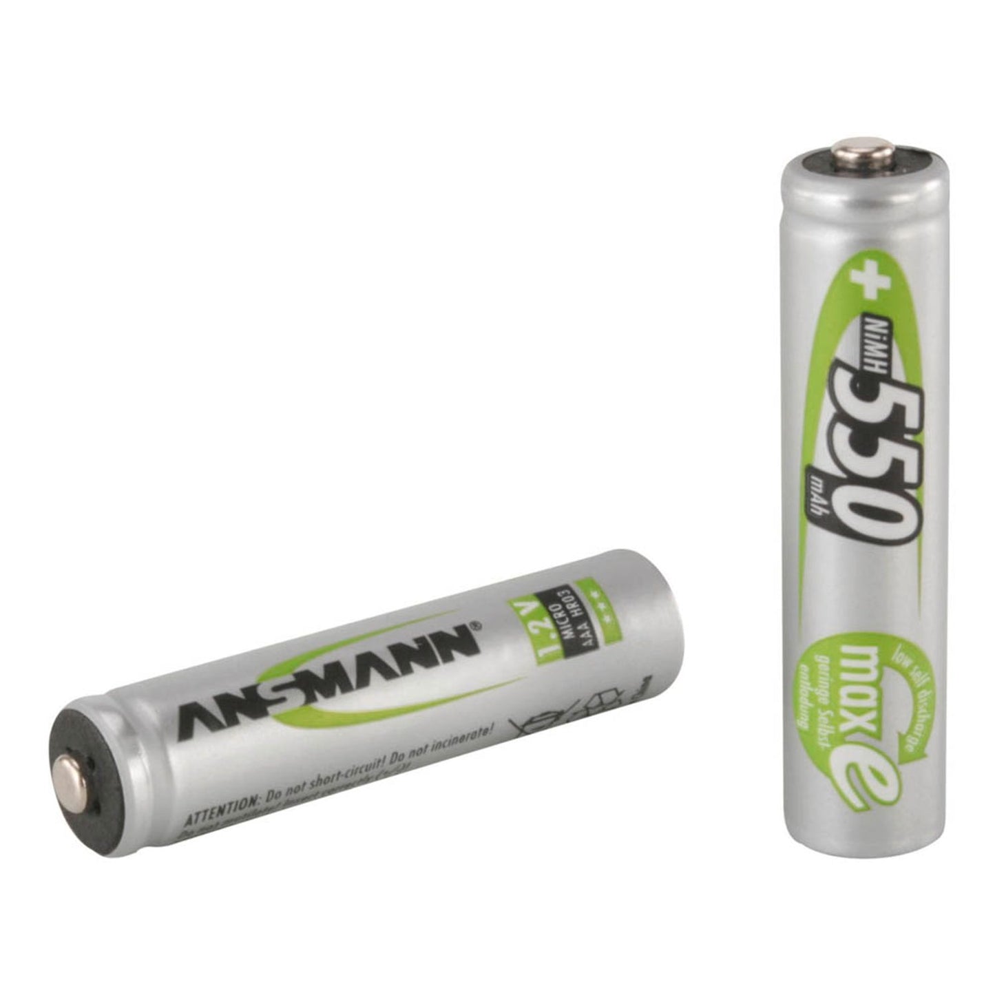 ANSMANN Akkus maxE Micro AAA 550 mAh | 5030772 | 1 Pack = 4 St.