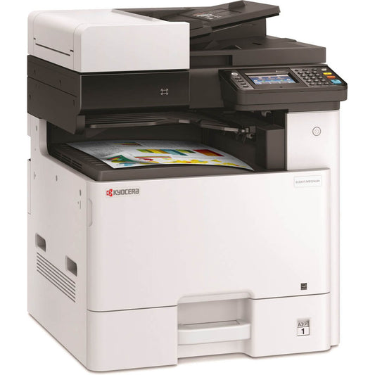 KYOCERA ECOSYS M8124cidn 3 in 1 Farblaser-Multifunktionsdrucker grau | 1102P43NL0