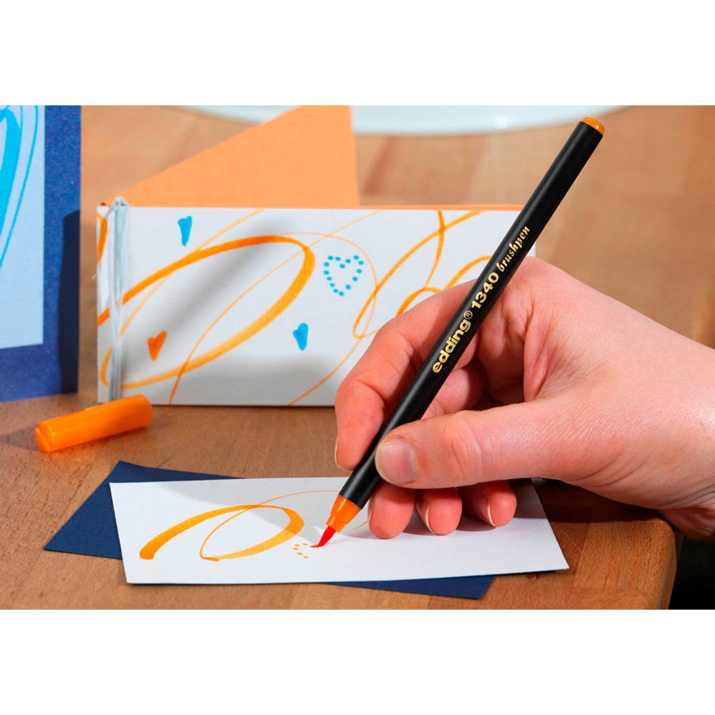 edding 1340 Brush-Pens farbsortiert | 4-1340-10 | 1 Pack = 10 St.
