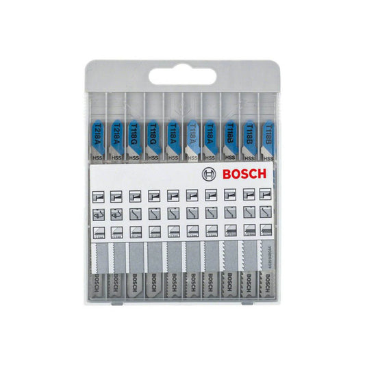 BOSCH X-Pro Line Stichsägeblätter-Set 10-teilig | 2607010631 | 1 Pack = 10 St.