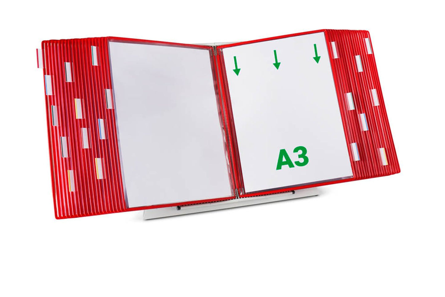 tarifold Sichttafelsystem DIN A3 mit 40 St. Sichttafeln