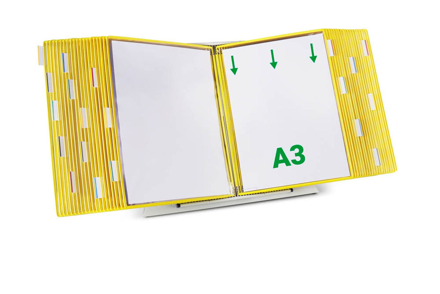 tarifold Sichttafelsystem DIN A3 mit 40 St. Sichttafeln