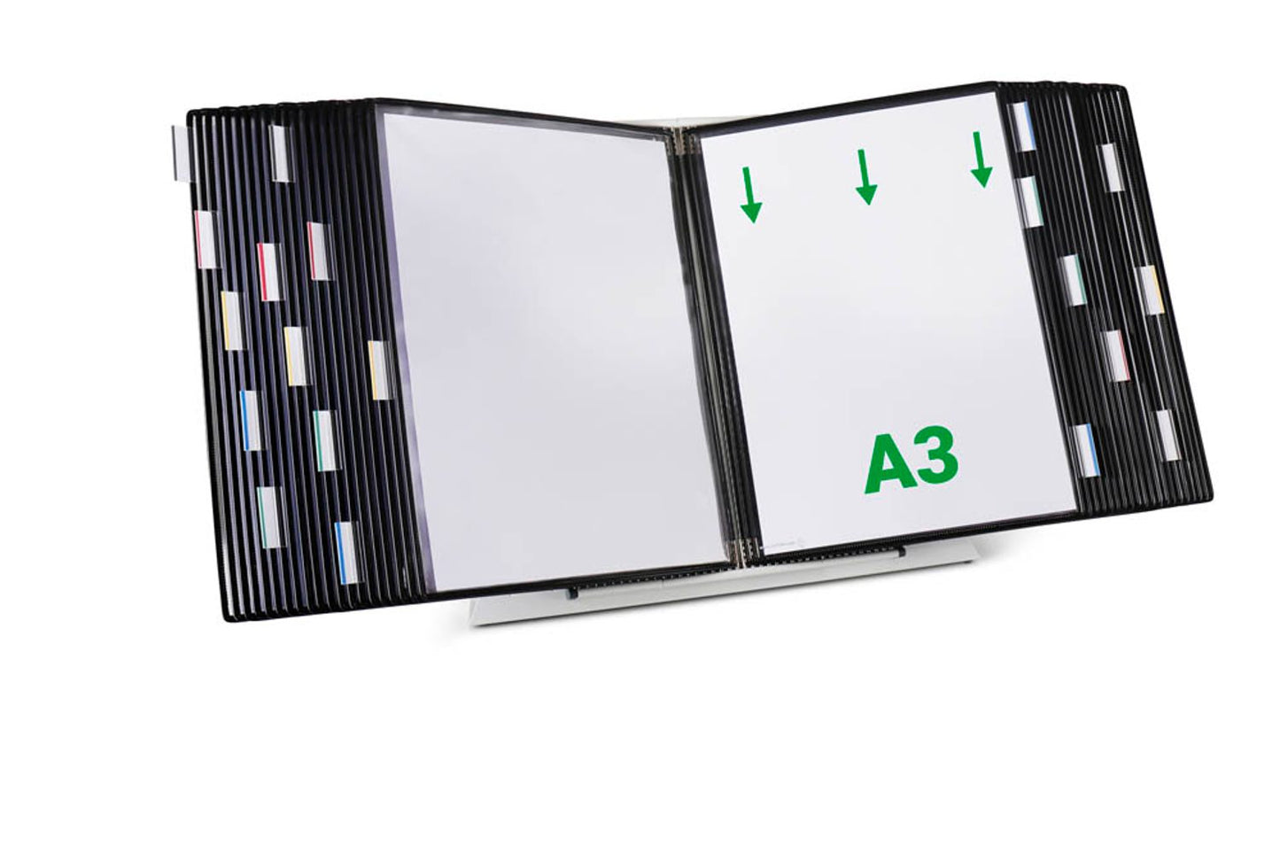 tarifold Sichttafelsystem DIN A3 mit 40 St. Sichttafeln