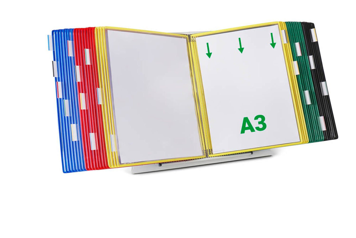 tarifold Sichttafelsystem DIN A3 mit 40 St. Sichttafeln