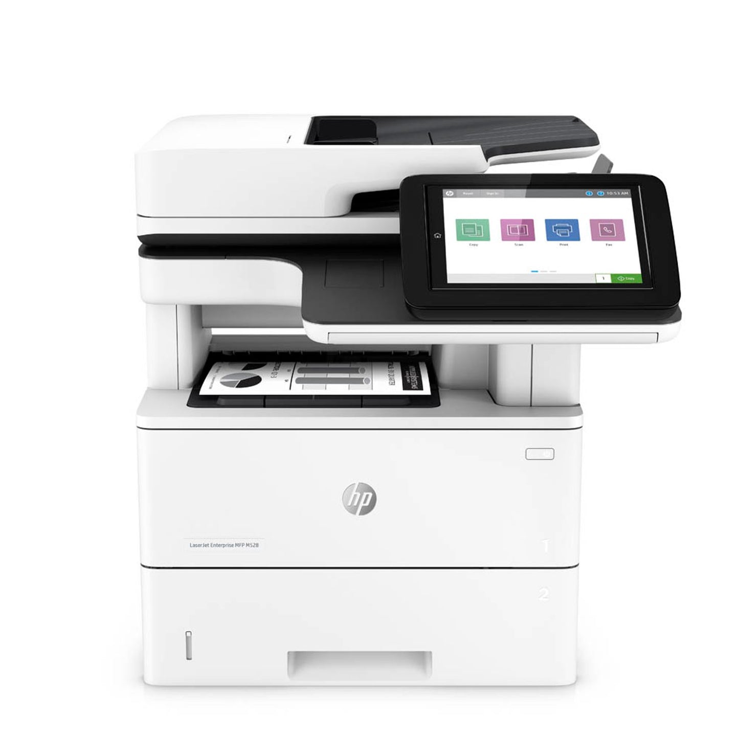 HP LaserJet Enterprise MFP M528f 4 in 1 Laser-Multifunktionsdrucker weiß | 1PV65A#B19