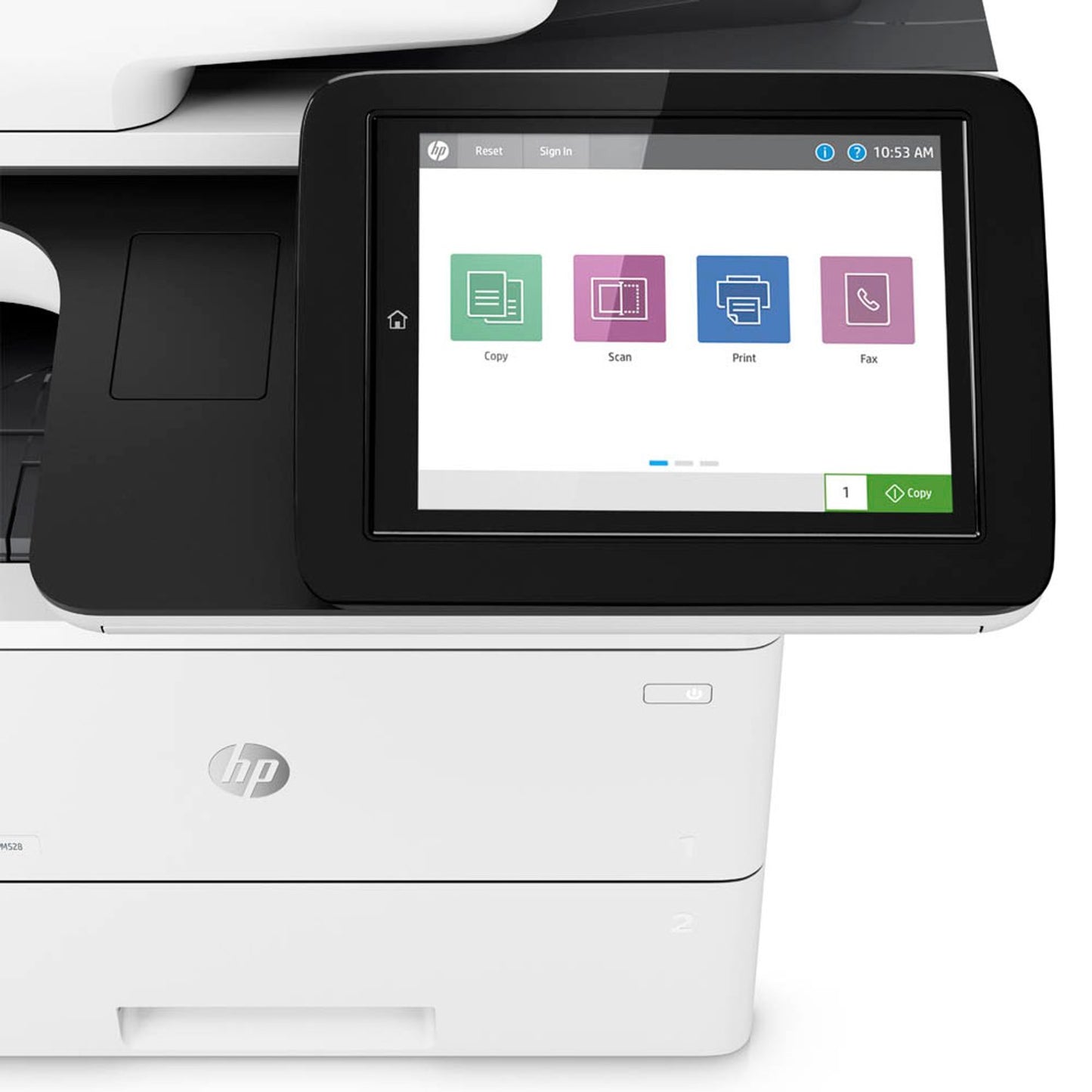HP LaserJet Enterprise MFP M528f 4 in 1 Laser-Multifunktionsdrucker weiß | 1PV65A#B19