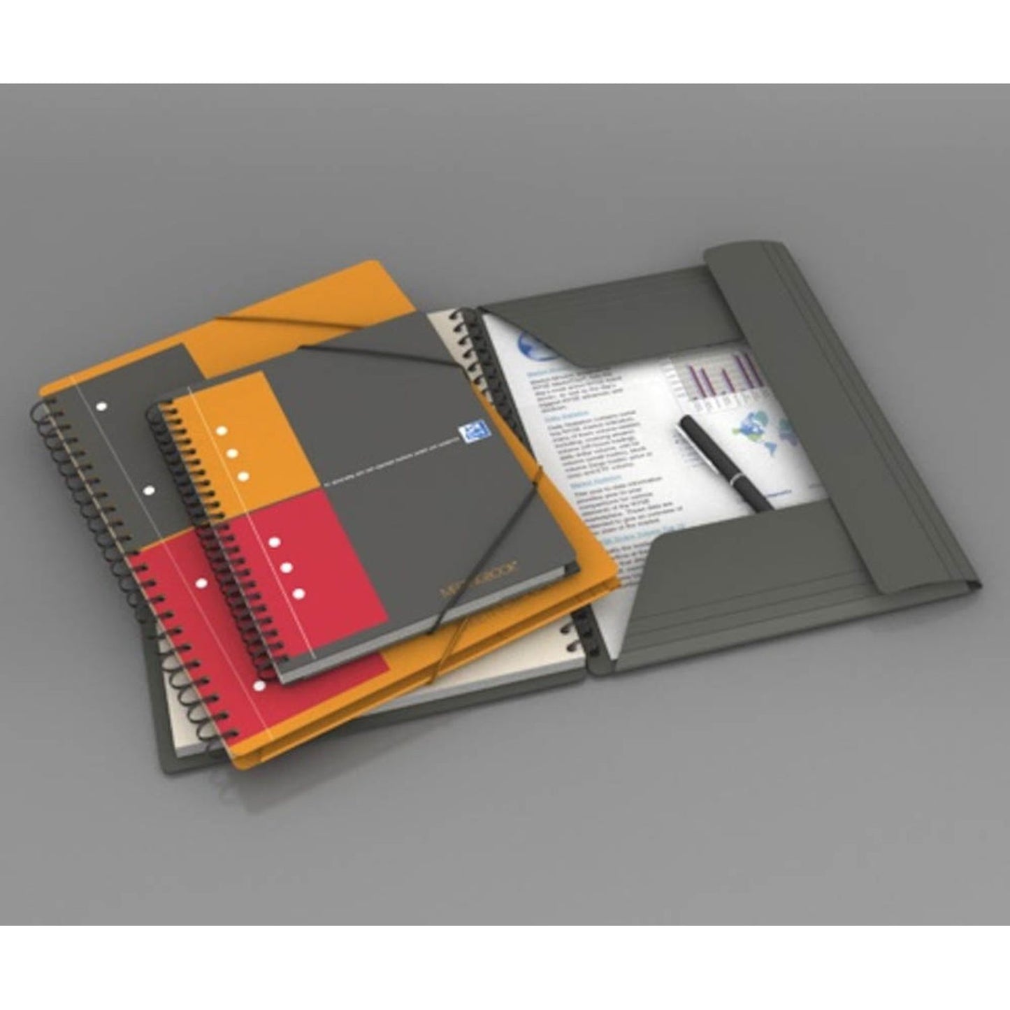 OXFORD Collegeblock Meetingbook kariert DIN A4 Rand rundum | 100100362