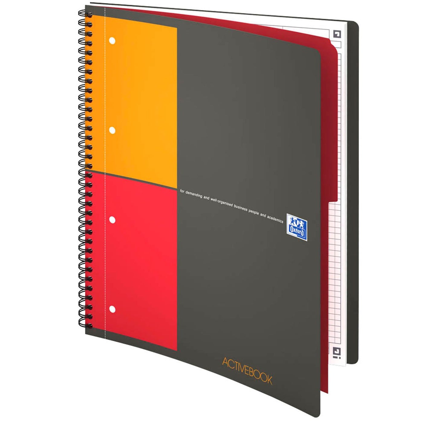 OXFORD Collegeblock Activebook kariert DIN A4 Rand rundum | 100104329