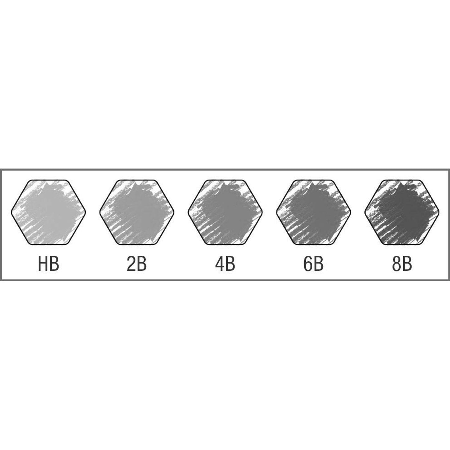 FABER-CASTELL 9000 Jumbo Bleistifte HB, 2B, 4B, 6B, 8B grün | 119305 | 1 Pack = 5 St.