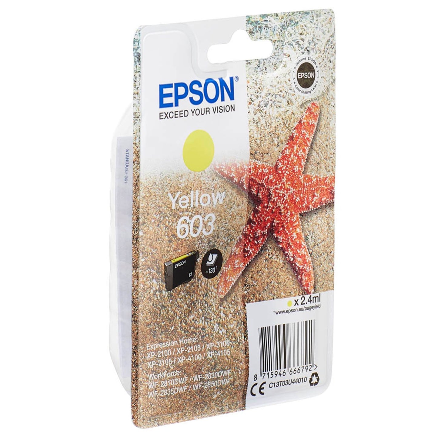EPSON 603/T03U4 gelb Druckerpatrone | C13T03U44010