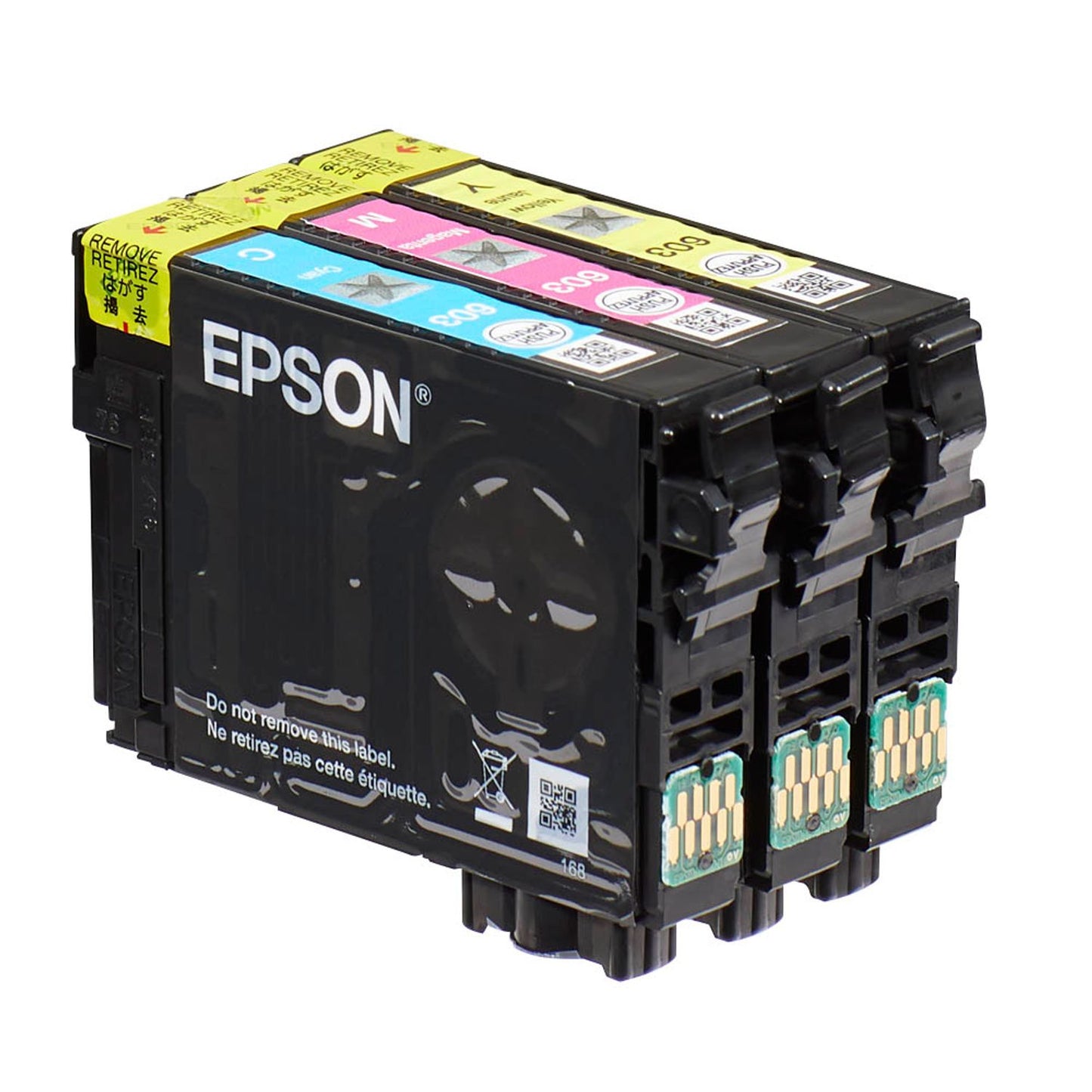 EPSON 603/T03U54 cyan, magenta, gelb Druckerpatronen, 3er-Set | C13T03U54010 | 1 Pack = 3 St.