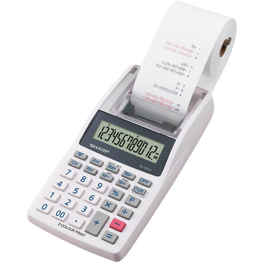 SHARP EL-1611V Tischrechner druckend weiß | SH-EL1611V