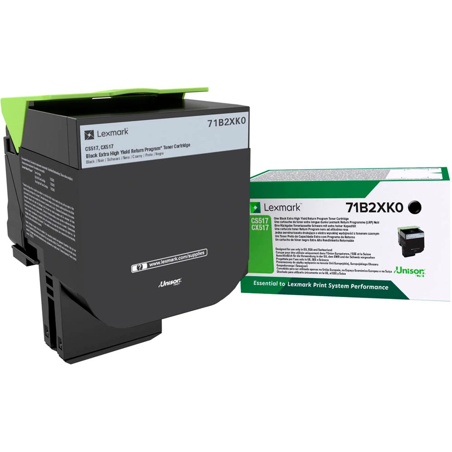 Lexmark schwarz Toner | 71B2XK0