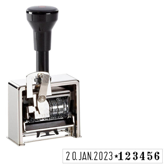 REINER Paginierstempel Modell 9 selbstfärbend schwarz | 717924
