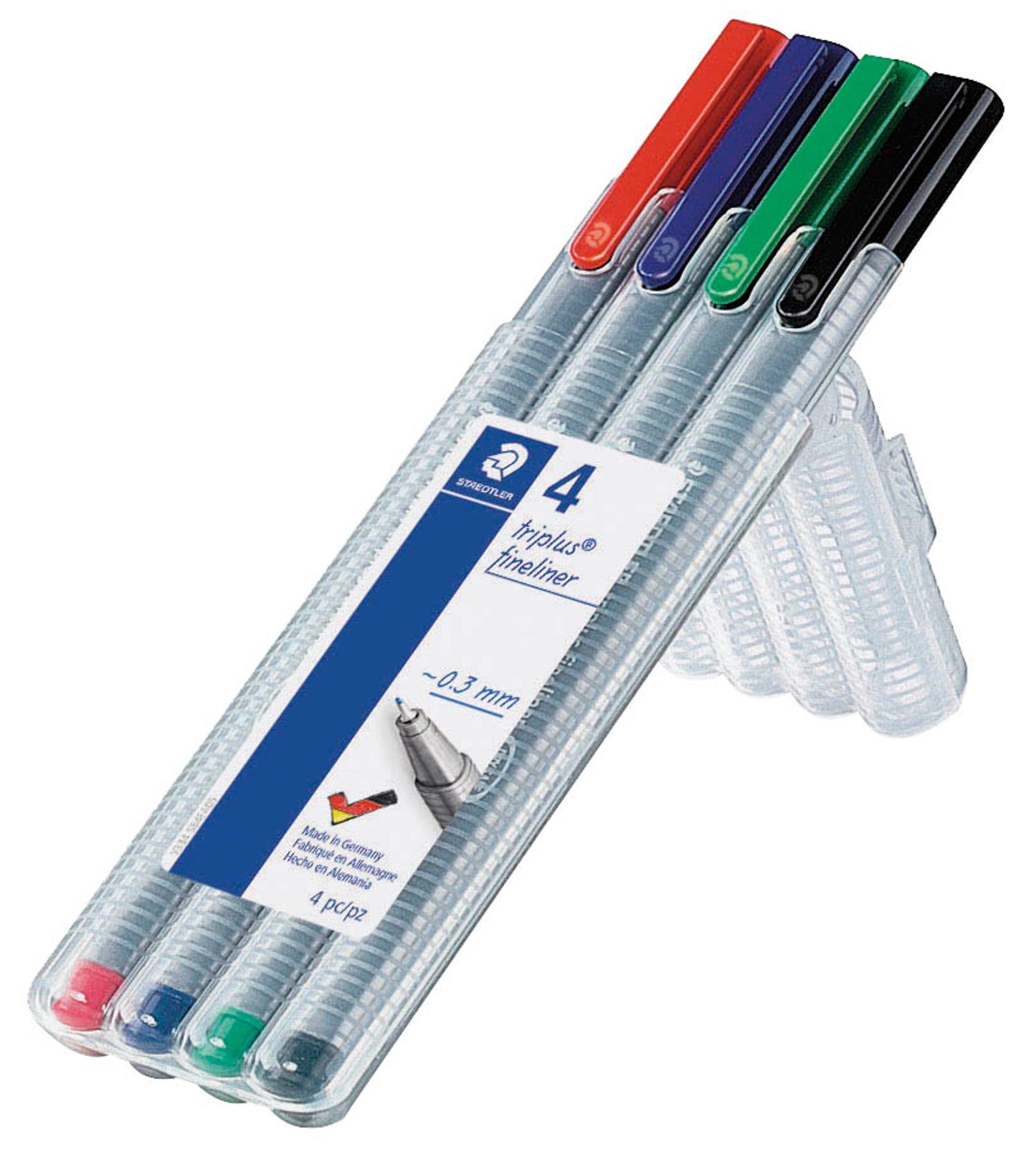 STAEDTLER triplus® 334 Fineliner 0,3 mm, 4 St.