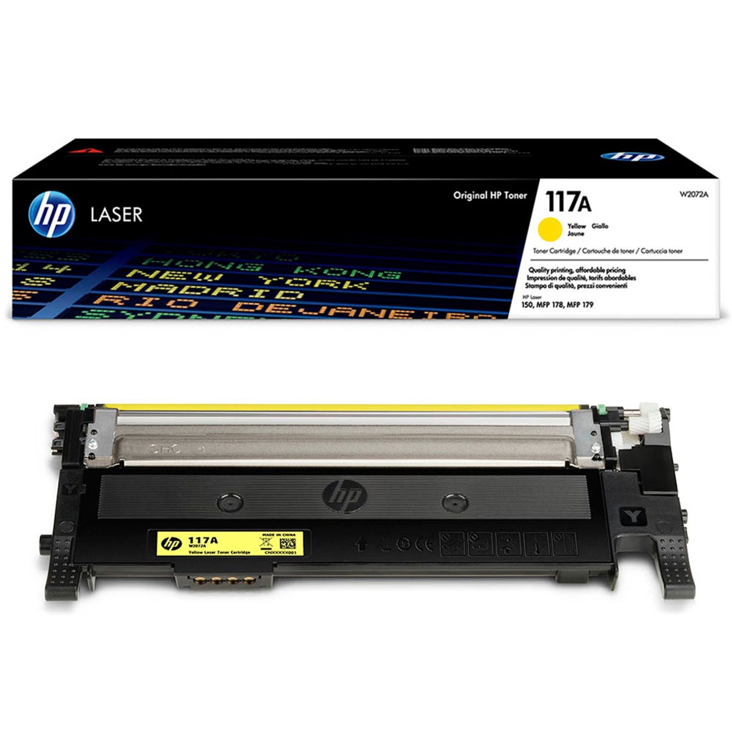 HP 117A () gelb Tonerkartusche | W2072A