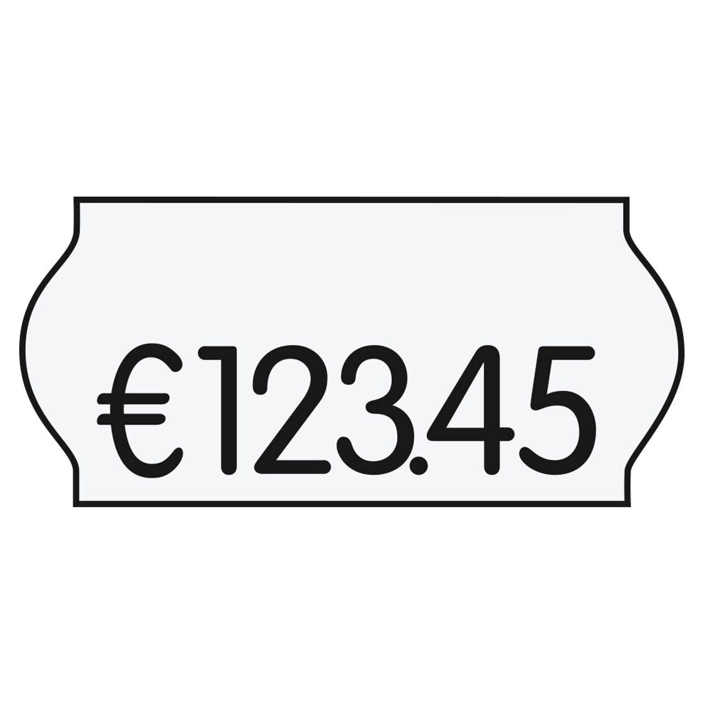 CreenLine Preisetiketten weiß 26,0 x 12,0 mm, 36 Rollen