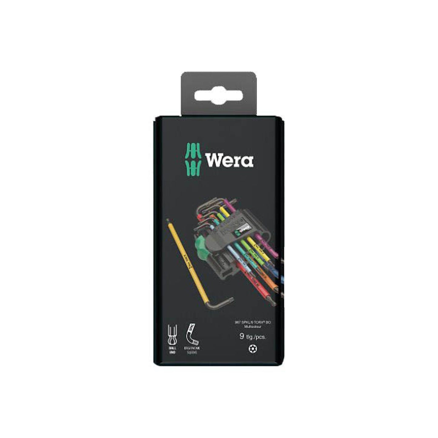 Wera Torx-Schlüsselsatz BlackLaser 0 9-teilig | 5073599001