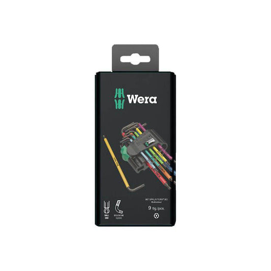 Wera Torx-Schlüsselsatz BlackLaser 0 9-teilig | 5073599001