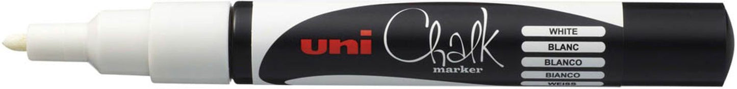 uni-ball uni Chalk Kreidemarker weiß, 1 St.